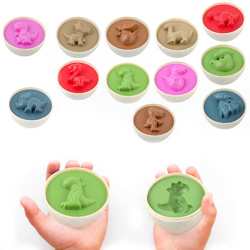 Montessori Spiel- und Puzzleeier - Lern Sortierspielzeug