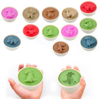 Montessori Spiel- und Puzzleeier - Lern Sortierspielzeug